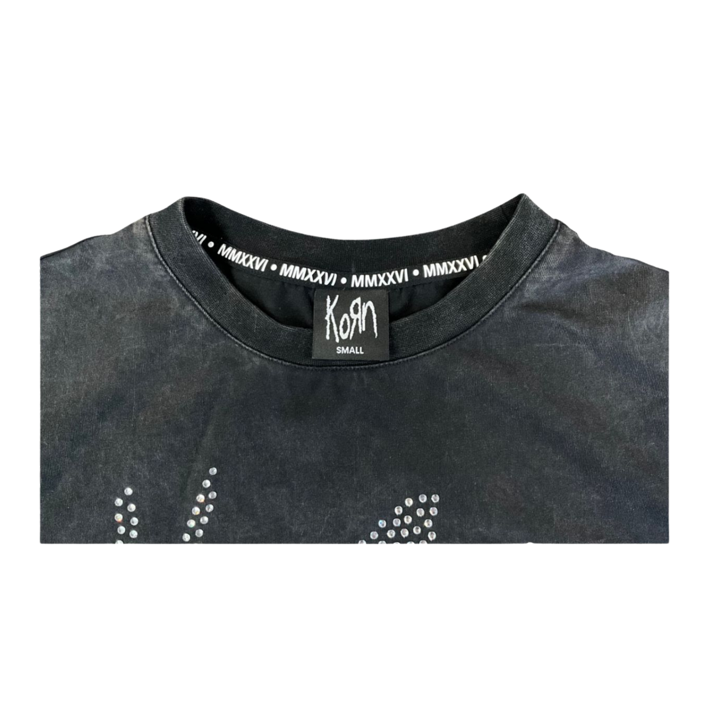 Rhinestone Logo Crop Top