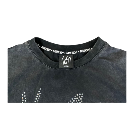 Rhinestone Logo Crop Top