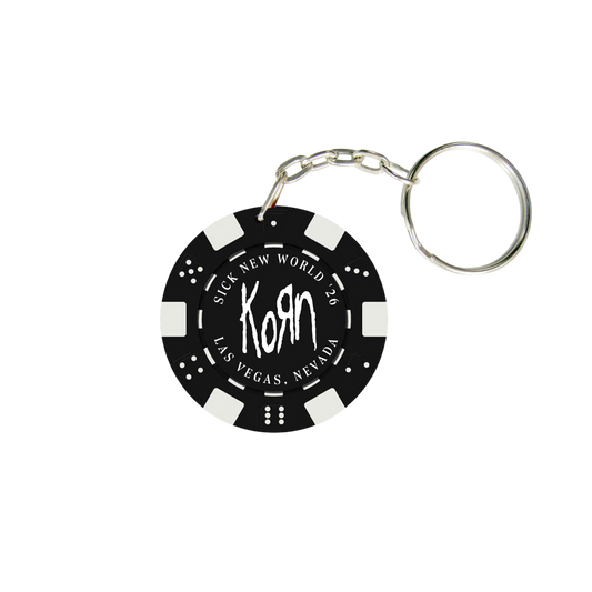 Sick New World Poker Chip Keychain