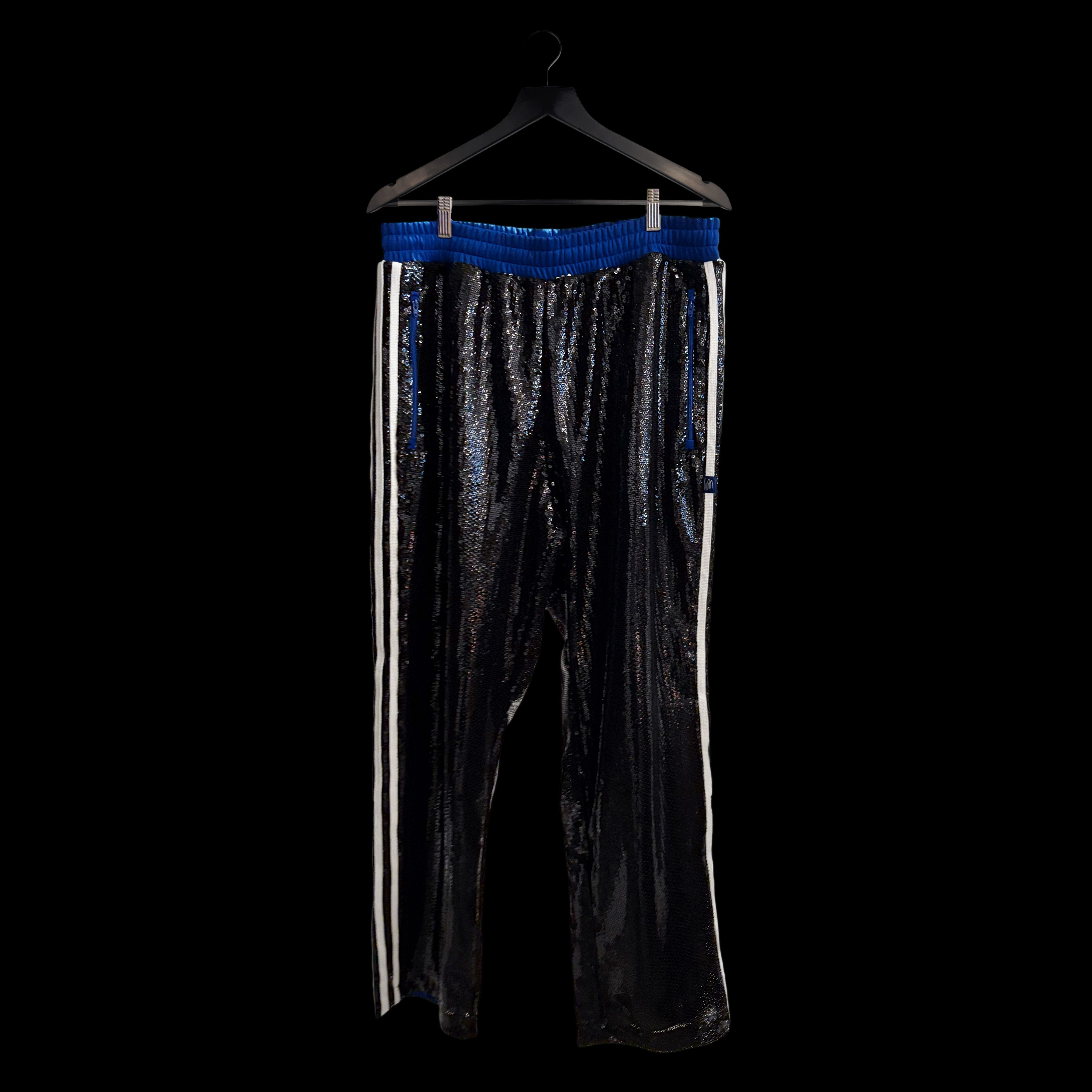 Korn x Adidas Black Sequin Track Pants – KoRn