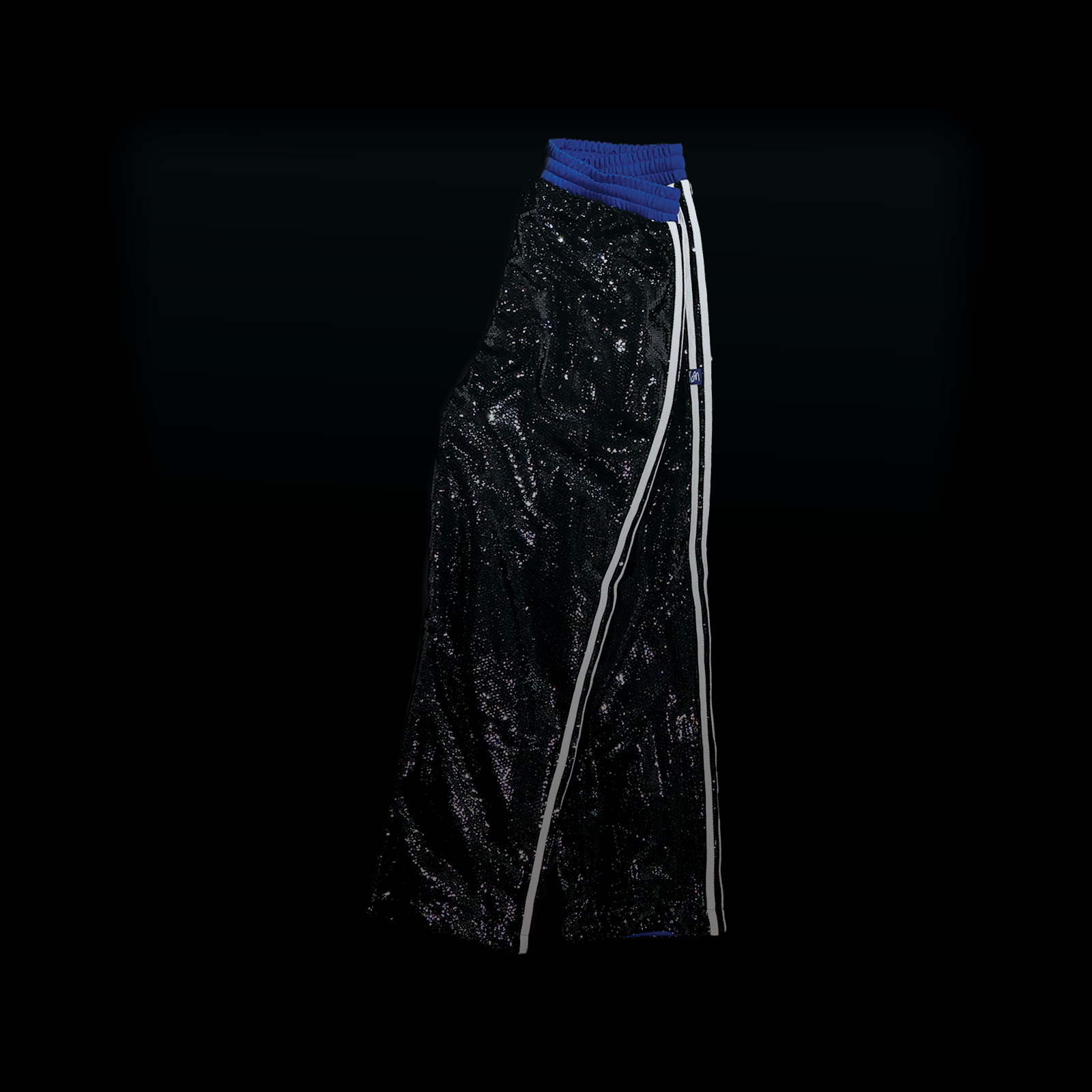 Korn x Adidas Black Sequin Track Pants
