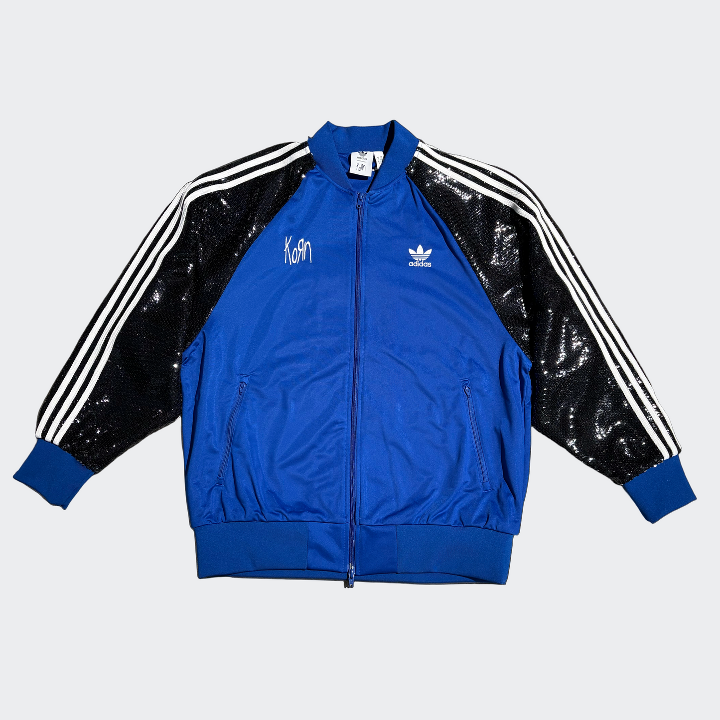 Korn x Adidas Black Sequin Track Jacket