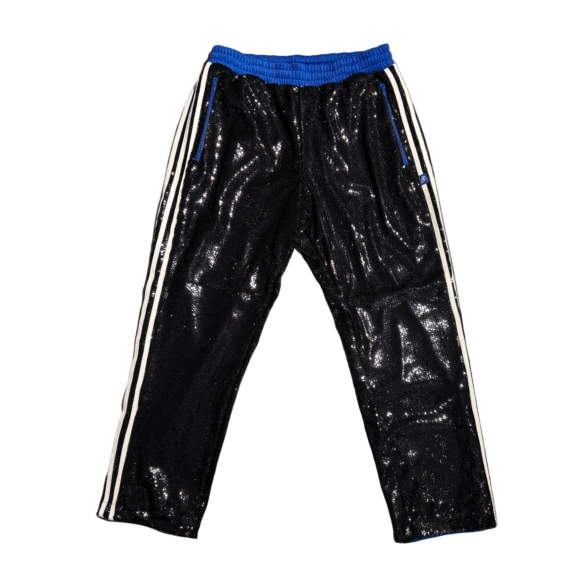 新品ADIDAS Korn PANT-BLACK (SIZE: L) Korn x Adidas Black Sequin Track Pants – KoRn