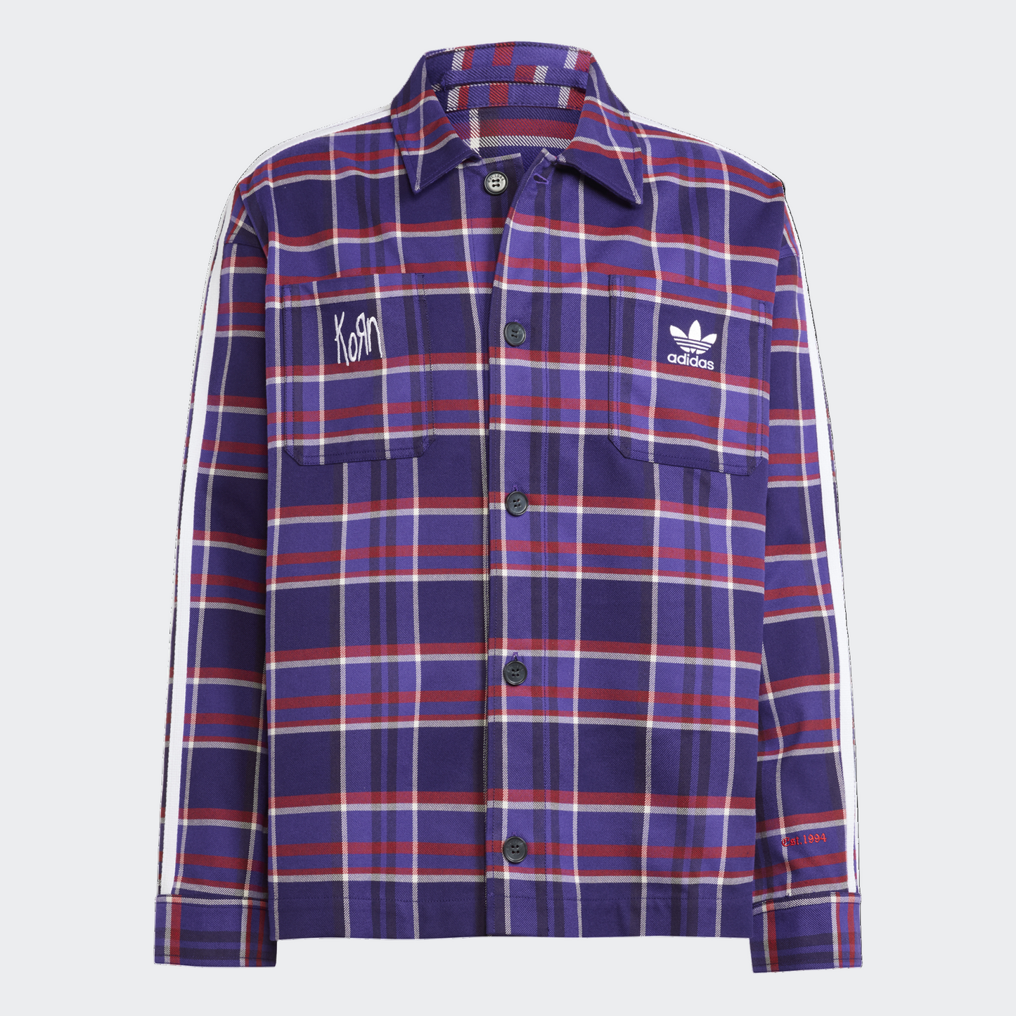 adidas korn オーバーシャツ 2xl Korn x Adidas Overshirt – KoRn