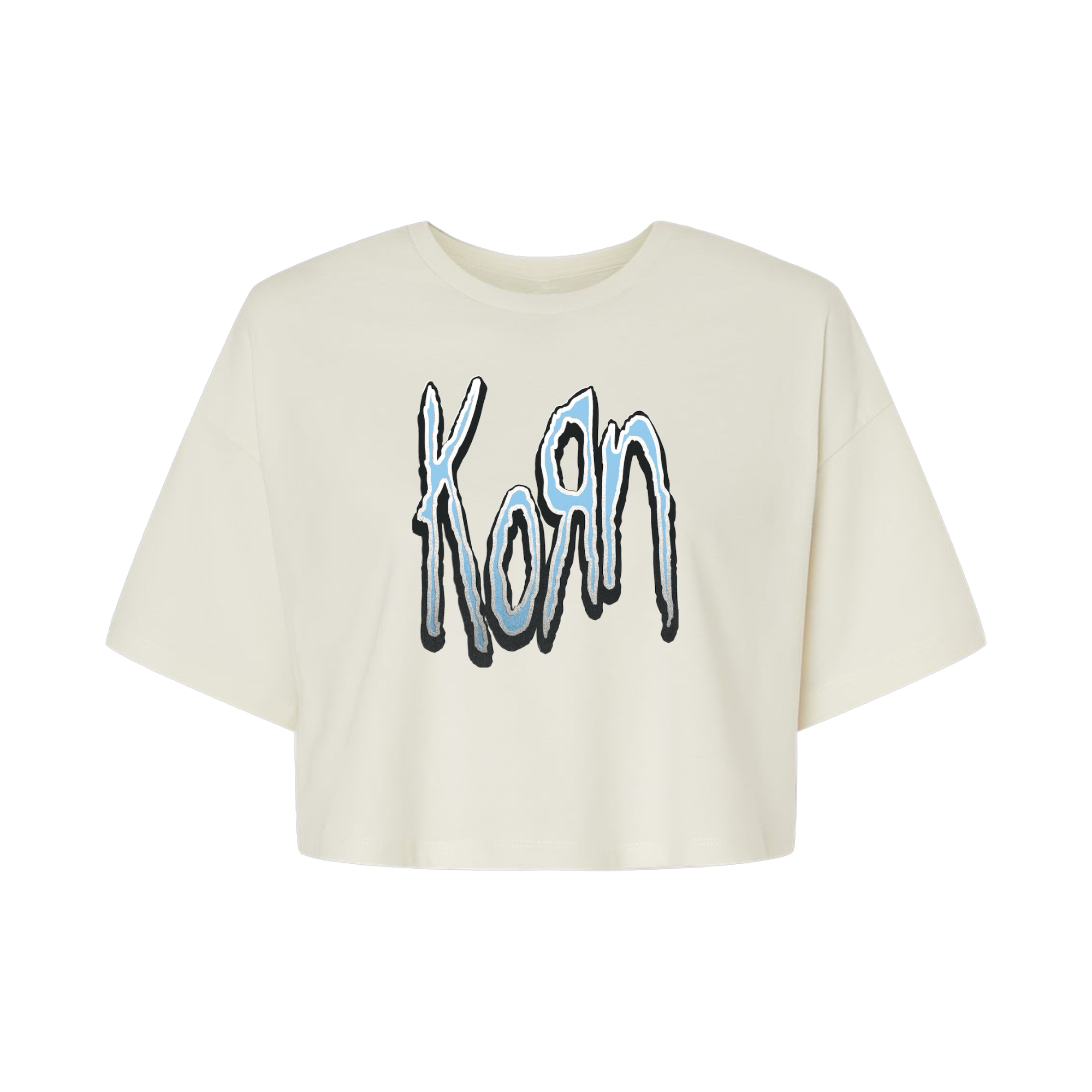 KoRn Logo Ladies Crop T-Shirt