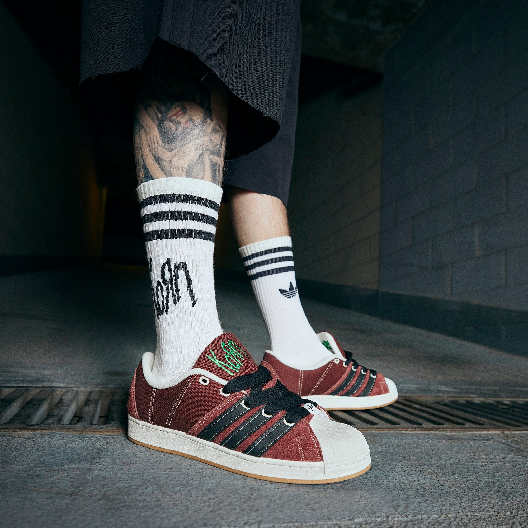 KOR Korn x Adidas Supermodified Brown Shoes – KoRn