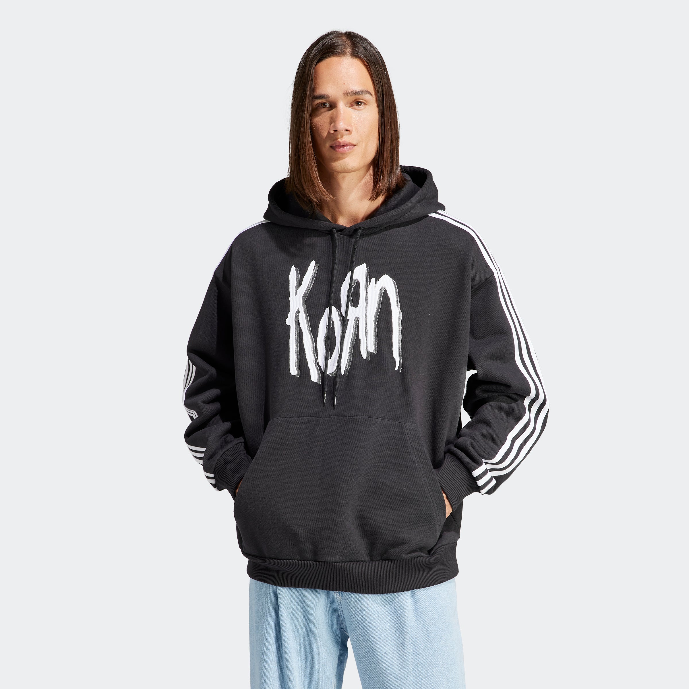トップス Korn x Adidas Hoodie Korn x Adidas Striped Hoodie – KoRn