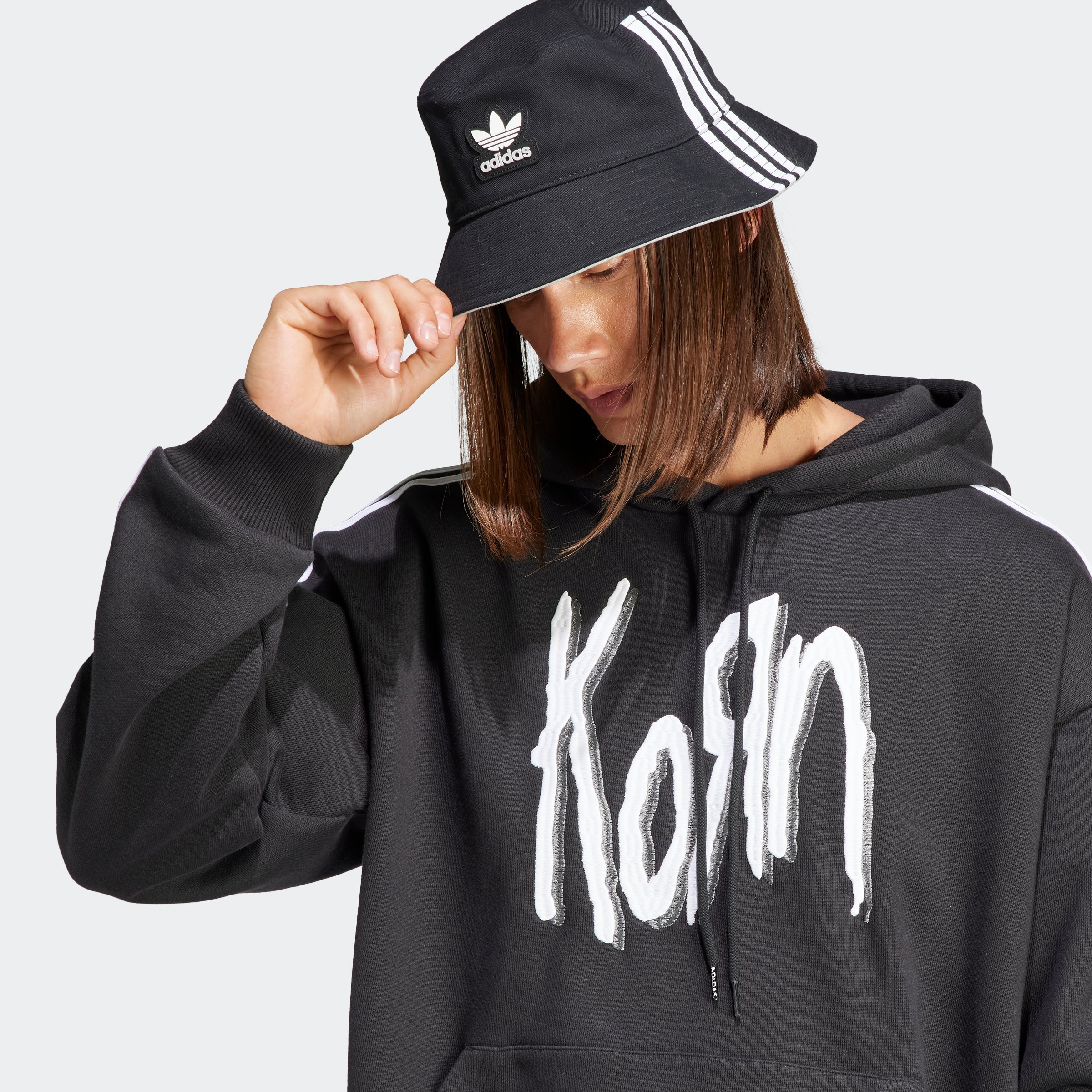 Korn x Adidas Striped Hoodie – KoRn