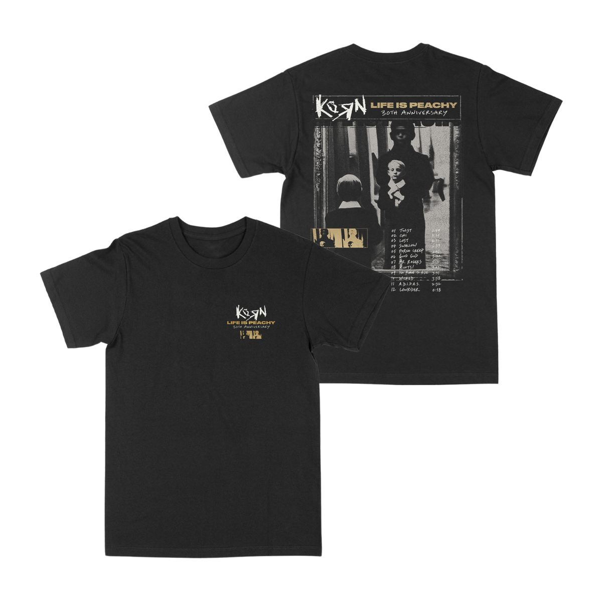 美品 Korn Life Is Peachy Tシャツ Giant製 XL Life Is Peachy 30th Anniversary Cover Tee – KoRn